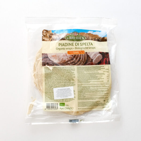Tortillad speltajahust (4tk pakis) 260g Piadine