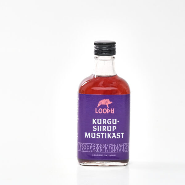 Kurgusiirup mustikaga 244g Loodu OÜ