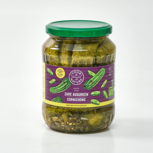 Marineeritud kurgid 670g Your Organic Nature
