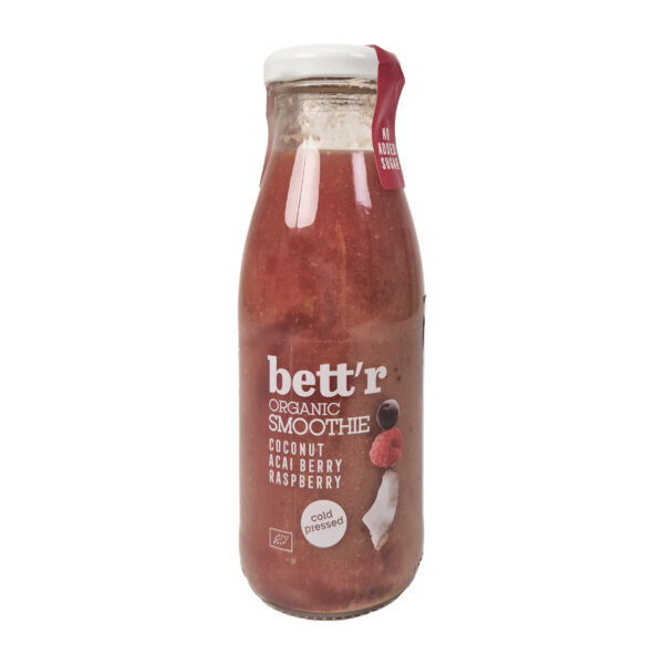 Vaarika-acai-kookose smuuti 250ml Bett'r