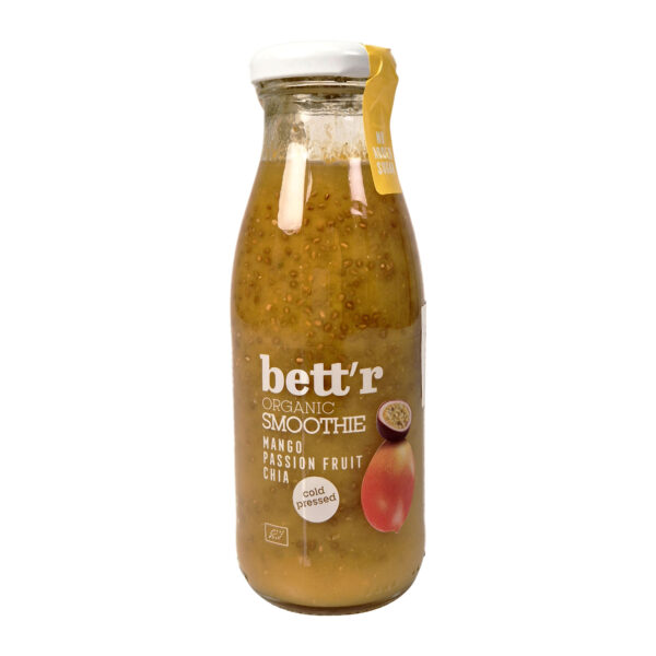 Mango-granadilli-chia smuuti 250ml Bett'r