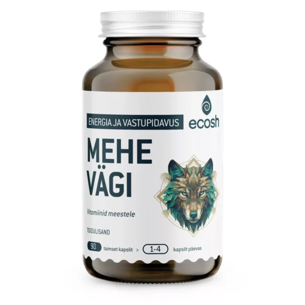 Mehe vägi 90 kapslit Ecosh