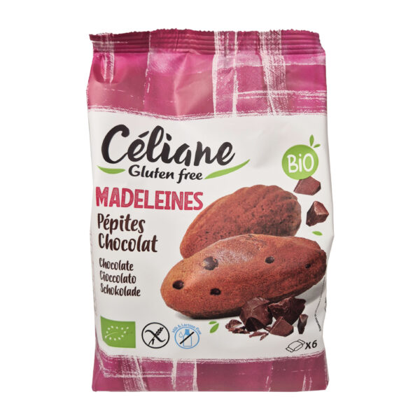 Madeleine šokolaadiküpsised (gluteenivabad) 180g Celiane