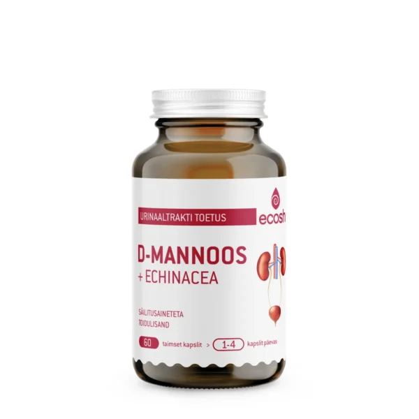 D-mannoos+Echinacea 60 kapslit Ecosh