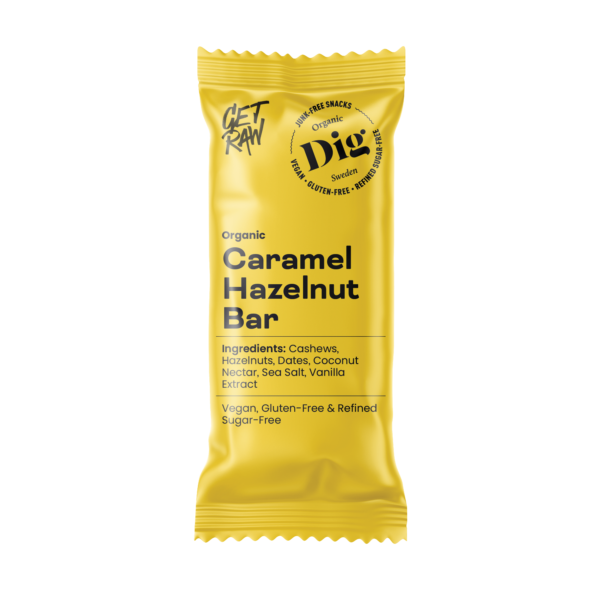Karamelli sarapuupähkli batoon 42g Get Raw