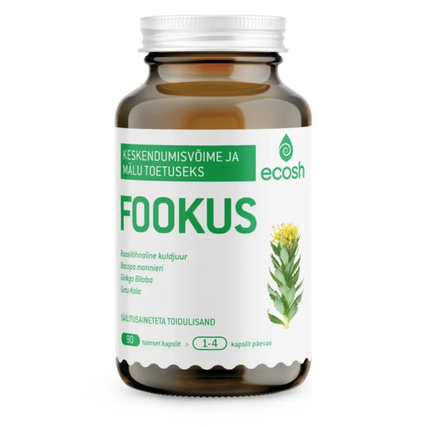 Fookus 90 kapslit Ecosh Life OÜ