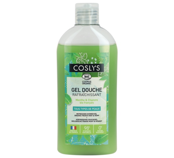 Värskendav dušigeel münt-kanep 250ml Coslys