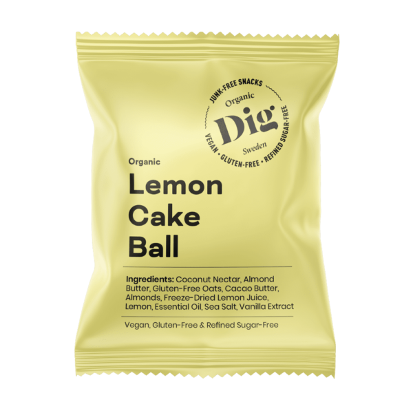 Sidrunikoogi pall 25g Get Raw