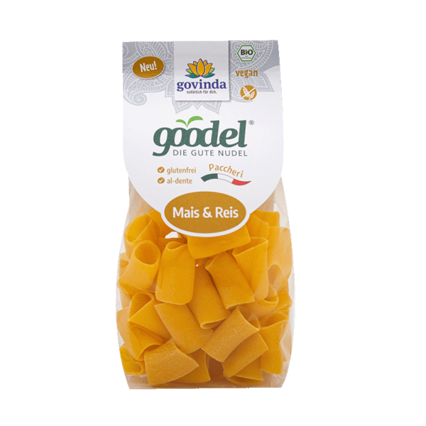 Maisi-riisi paccheri pasta 250g Govinda