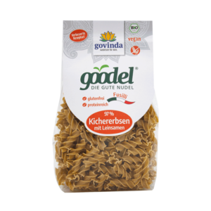 Kikerherne fusilli linaseemnetega 250g Govinda
