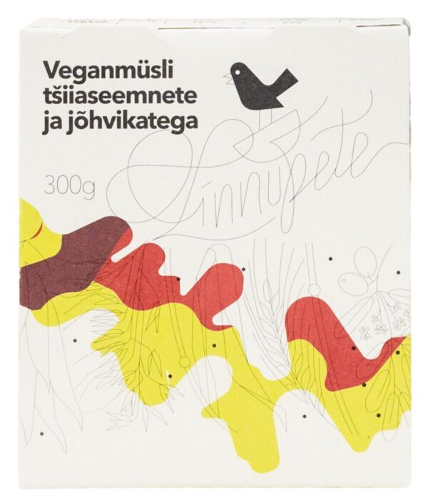 Veganmüsli tšiiaseemnete ja jõhvikatega (tavatoode) 300g Linnupete