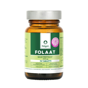 Folaat quatrefolic 400iu 70 tabletti Nögel