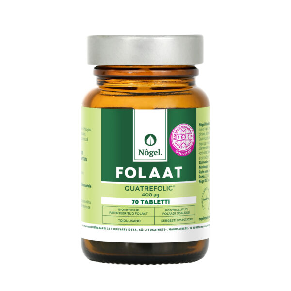 Folaat quatrefolic 400iu 70 tabletti Nögel