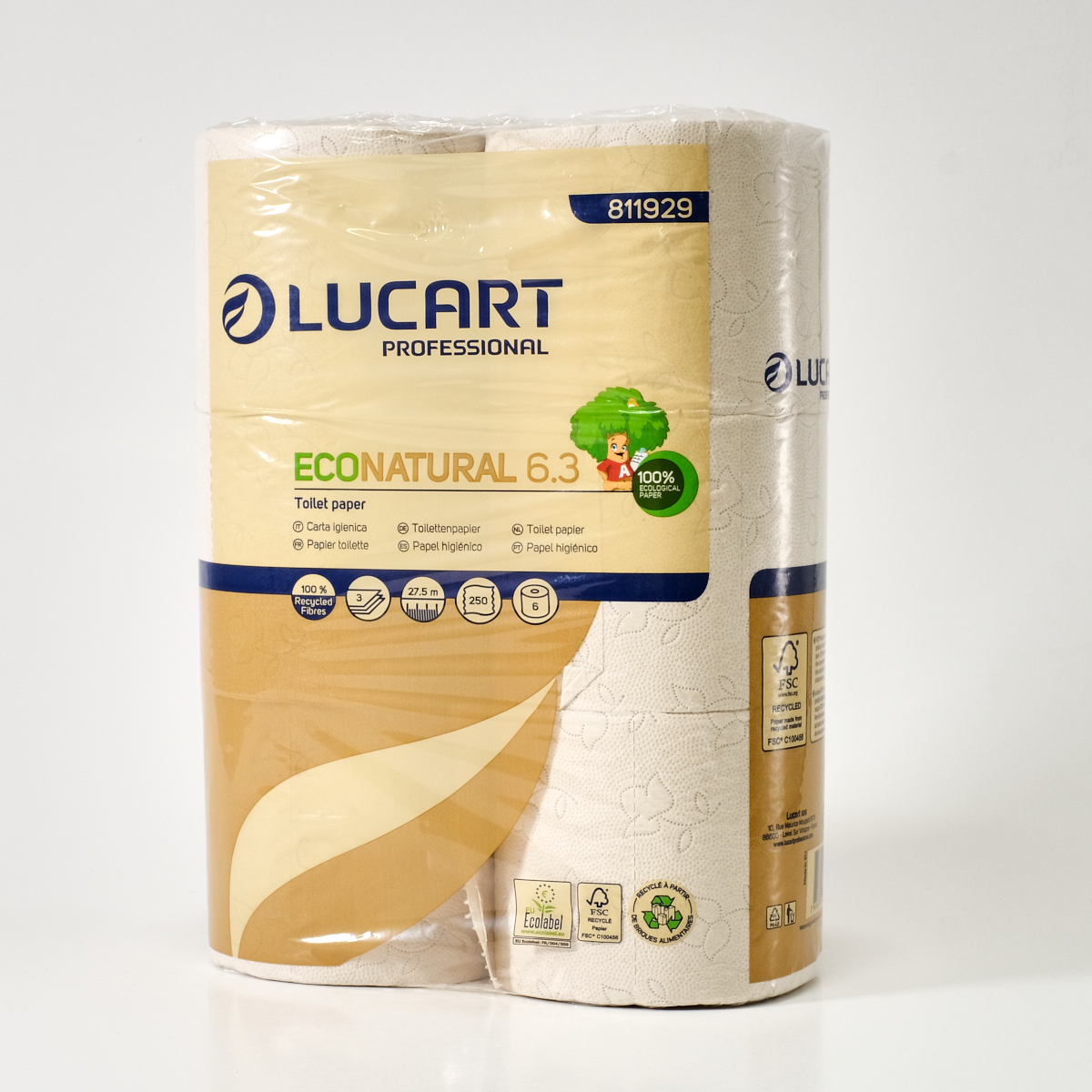 Tualettpaber 6 pakki Eco Naturals